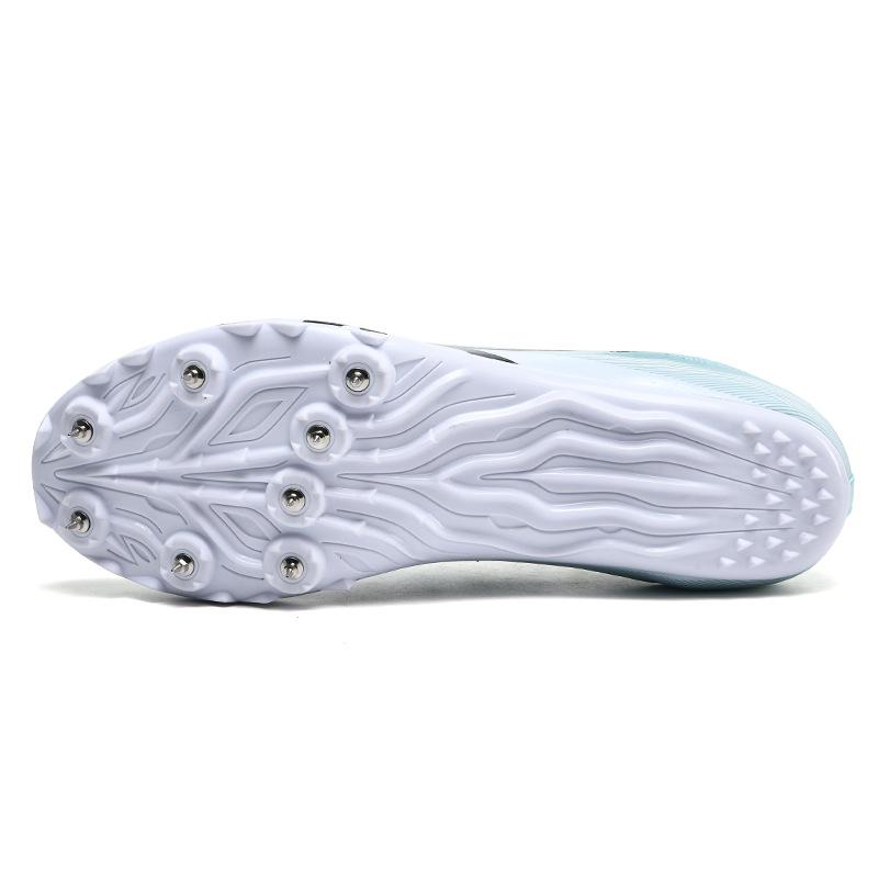 Scarpe per atletica leggera da uomo e da donna a tre colori scarpe da allenamento complete chiodi per studenti chiodi per sprint salto in estensione salto in lungo