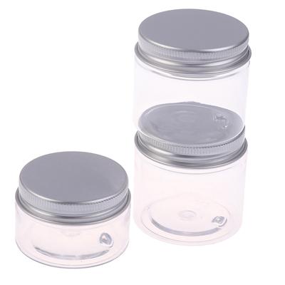 Empty Plastic Cosmetic Makeup Jar Pots Transparent Sample Bottles Eyeshadow Cream Lip Balm Container