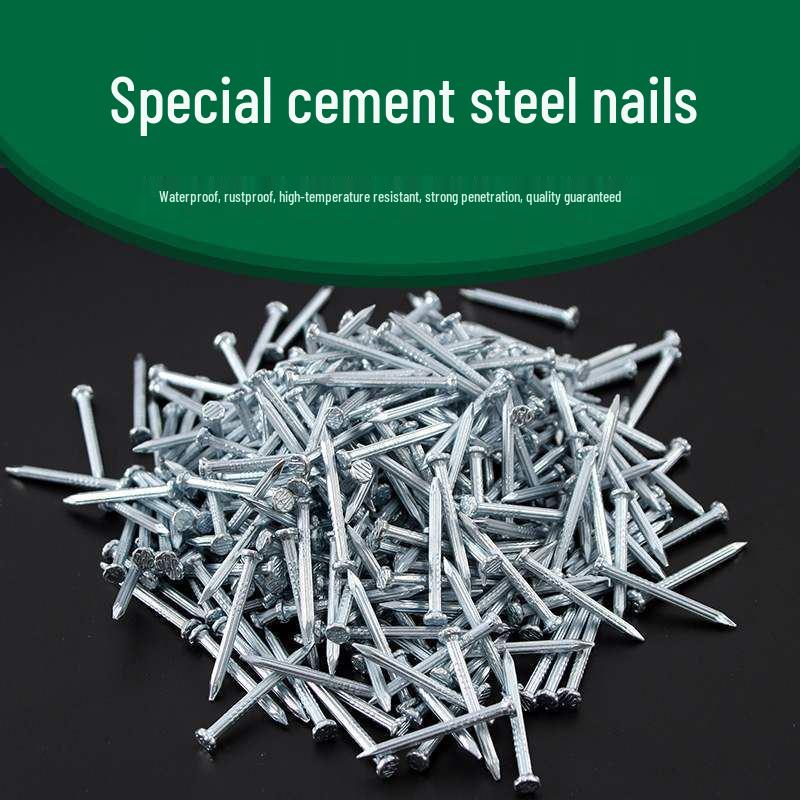 High-Strength Steel Nails: Cement, Wall, Round, Brick, Special Concrete, Picture Frame, Decoration Hooks.