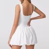 Cross-Border Nude Feel Yoga Two-Piece Women's Anti-Exposure Fitness Tennis Skirt