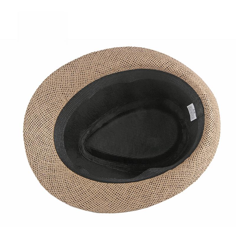 Summer Fedora Straw Hat - Unisex Sun Protection, Korean Fashion, Perfect for Beach and Travel