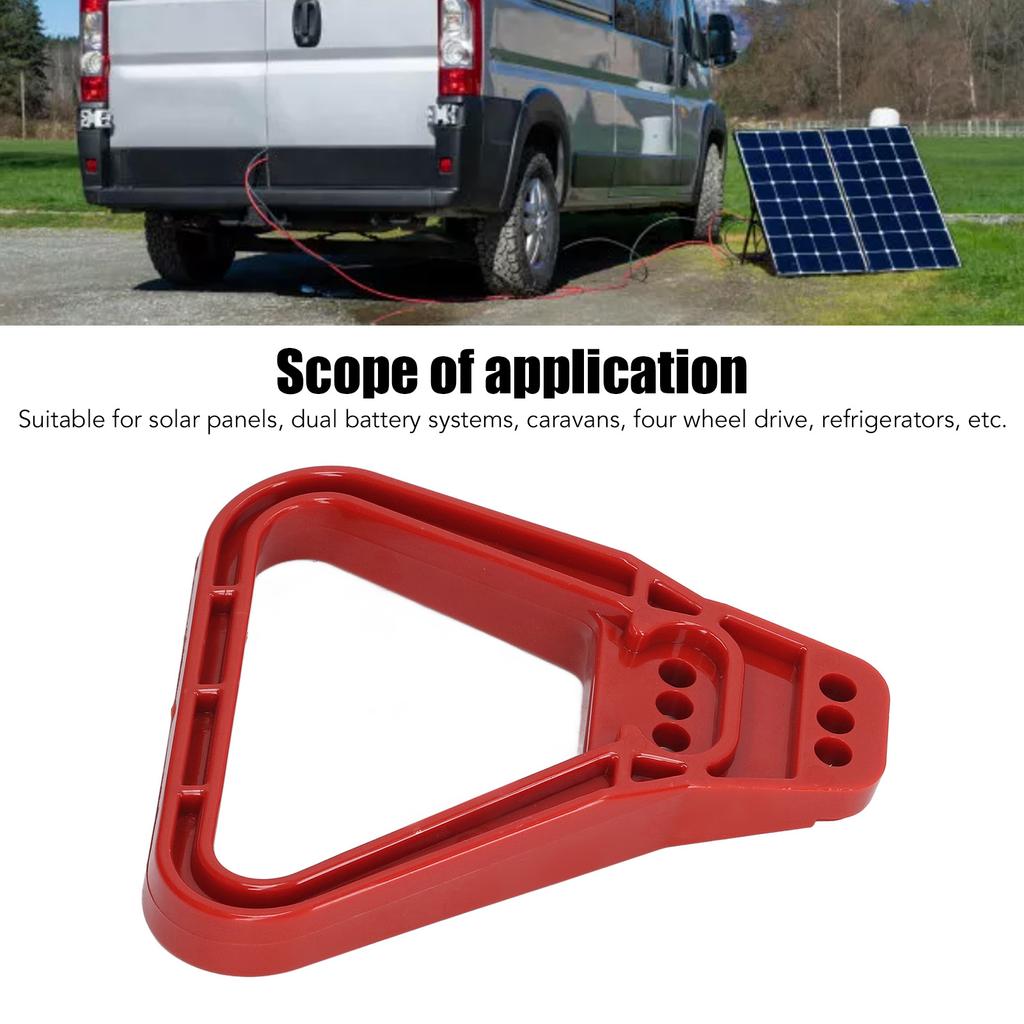 2PCS 350A Connector Handle Safe Battery Quick Connector Handle for Solar Panels Dual Battery System Refrigerator