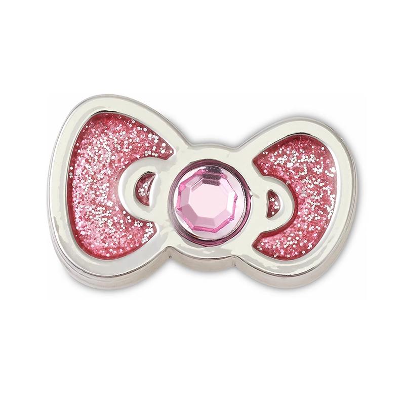 

Crocs Hello Kitty Bow Design Zinc Alloy Shoe Accessories Women s Pink F розовый