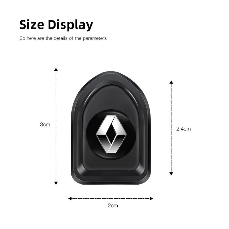 2Pcs Car Storage Hooks Holder Clips Interior For Renault Kadjar Clio Megane Koleos Espace QM6 Captur Scenic Laguna ZOE Fluence t333