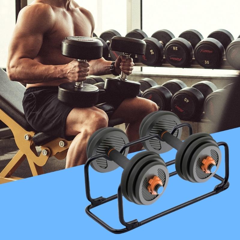 Hantelständer Rack, Hantel Aufbewahrungsständer Langhantelhalter Hantelständer Halter, Gewichts-Hantel-Aufbewahrungsständer