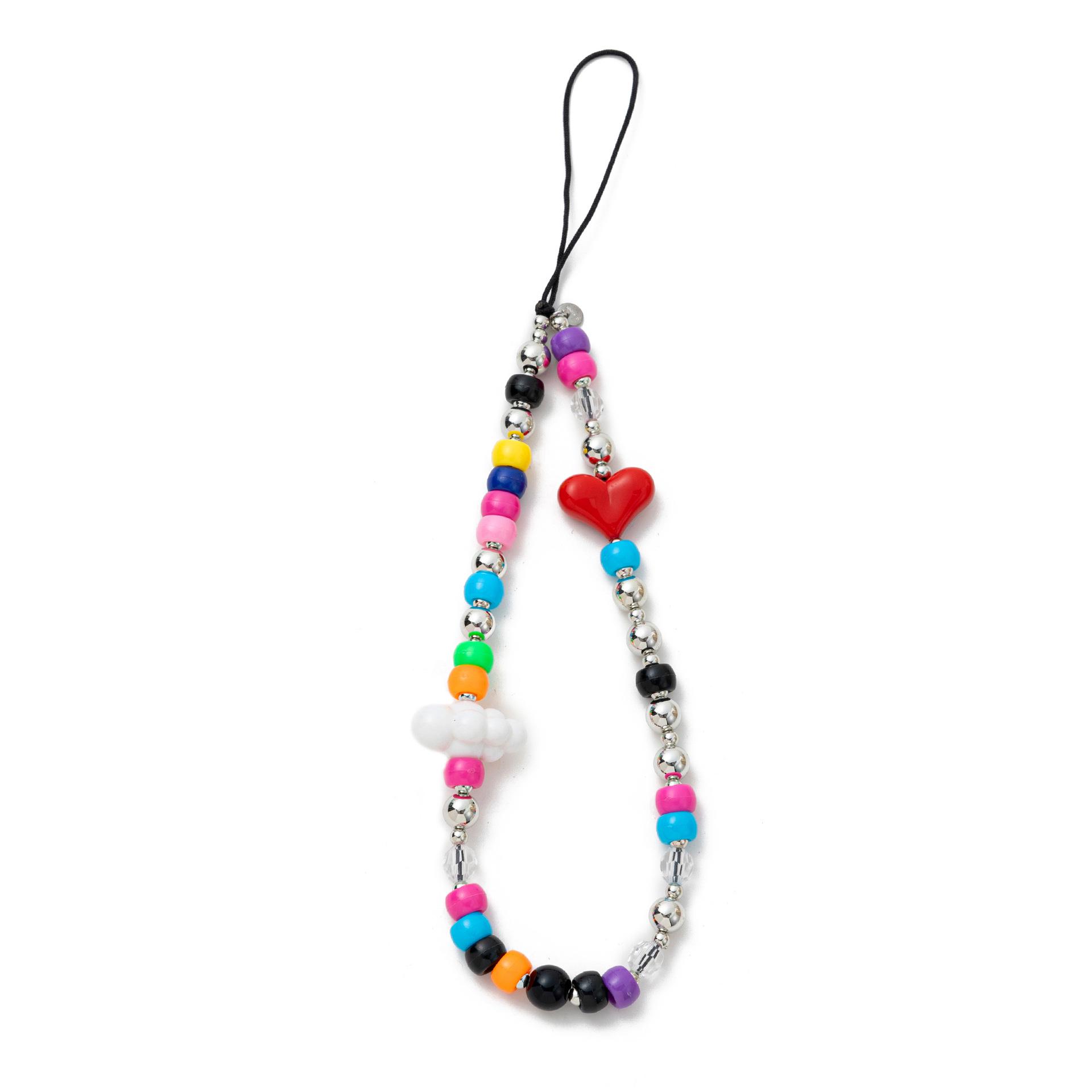 Versatile Heart Cloud Pendant Phone Chain and Camera Strap