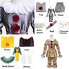 Authentic Pennywise Cosplay Costume For Kids Stephen King's It Clown Suit For Halloween Party