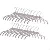 20 Pieces Clothes Hangers 15" Dry Wet for Pants Dress Shirts White