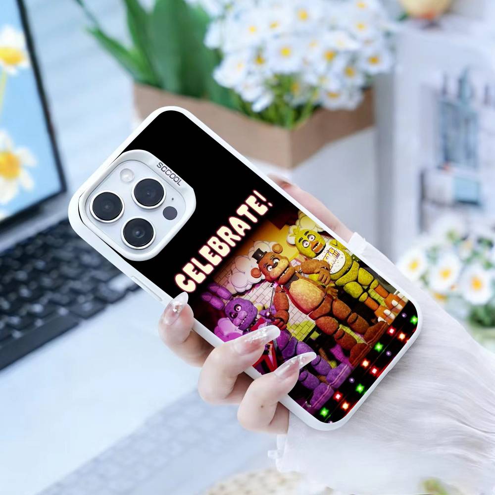 Five Nights at Freddy's  Phone Case For iPhone 16,15,14,13,12,17,Pro,MAX white Matte Shockproof Cover