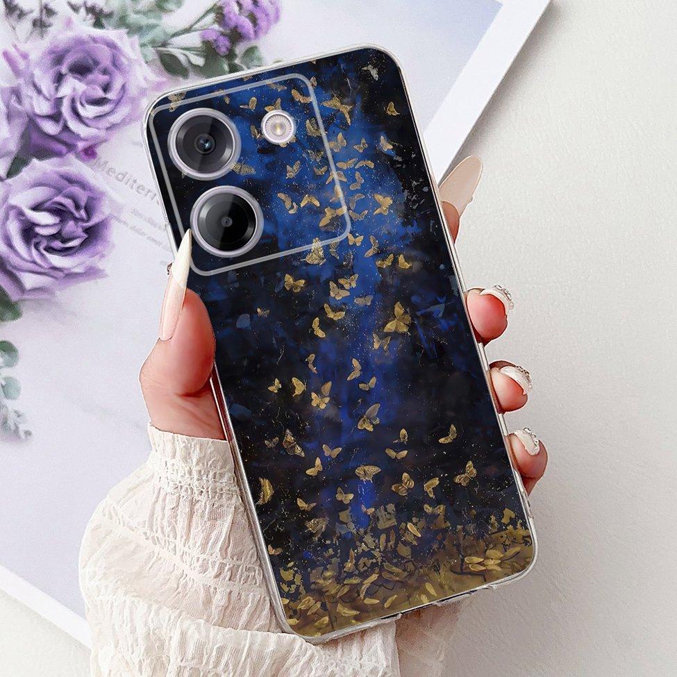 For Xiaomi Poco M7 Pro 5G Case Clear Fashion Luxury Cartoon Funny Cool Painted Soft Phone Case For Poco M7 Pro 5G Back Cover