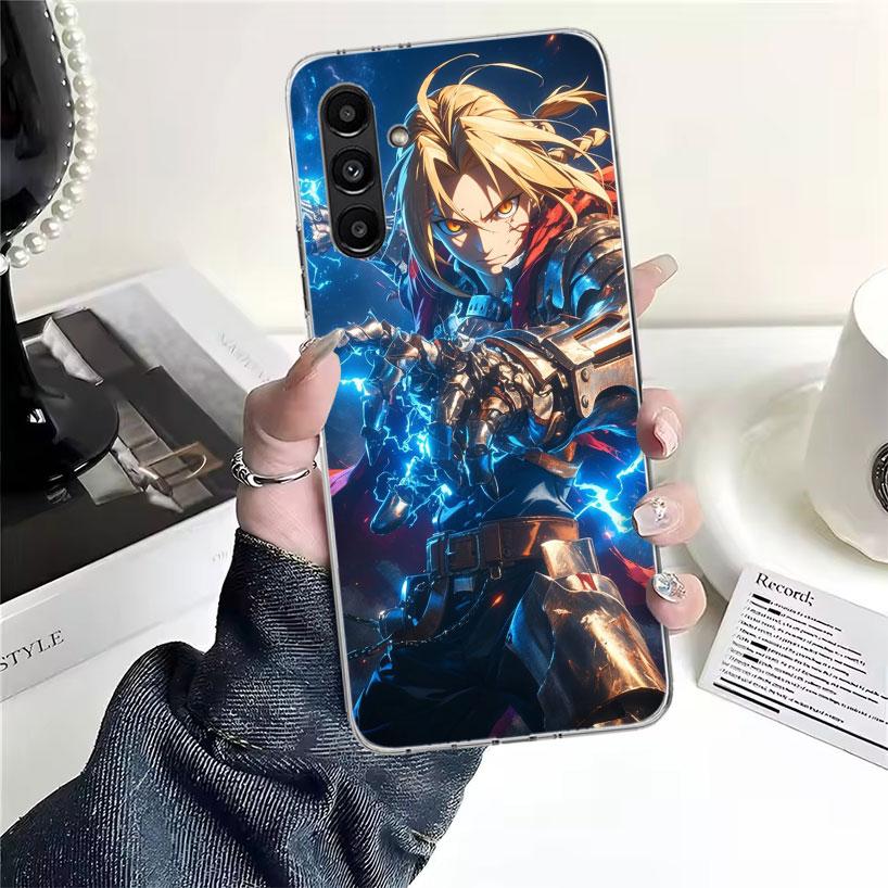 Anime F-ullmetal A-Alchemist Phone Case For Samsung Galaxy A13 A14 A15 A16 A17 A53 A54 A55 A56 A57 A33 A34 A35 A36 A37 A23 A24 A