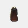 [Pre-Owned] Padlock Moonlight Treasure Box Series Metal Lock Logo Canvas And Leather Crossbody Bag Small - Good #1JMSL0D