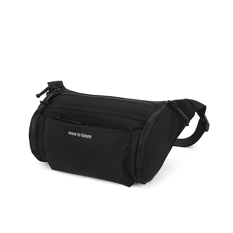 Men's Large Capacity Shoulder Bag Sports Waist Bag Commuter Travel Shoulder Mobile Phone Bag