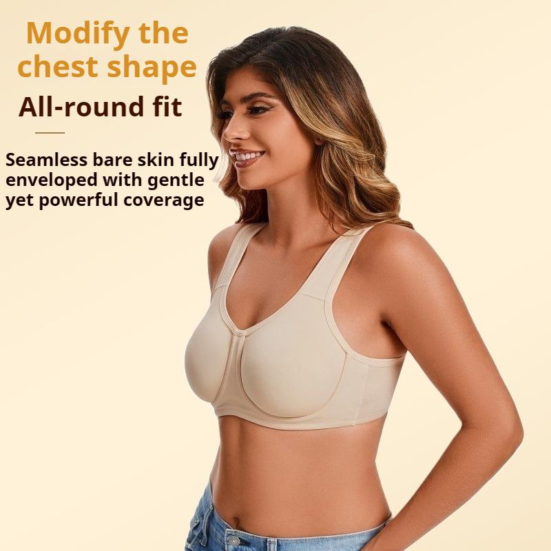 Europeisk og amerikansk sports-BH med høy styrke for vakker rygg, plussstørrelse, løpe- og treningstopp, yogaklær