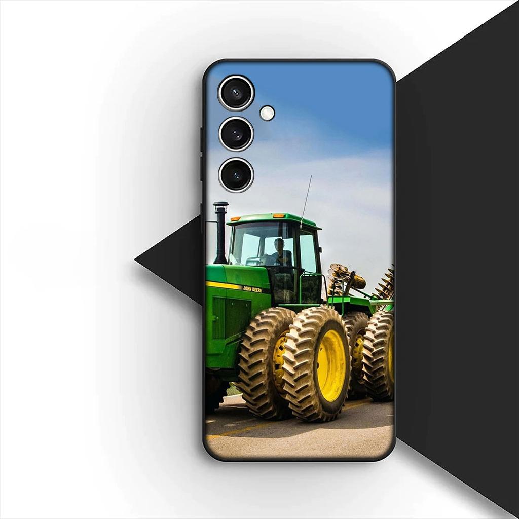 Farm Vehicle Tractor Phone Cover for Samsung Galaxy S25 Edge S26 S24 FE Ultra Plus A08 A18 S25+ S23+ A56 5G Protective Case