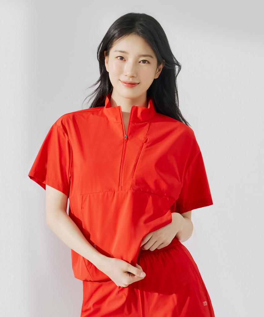 K2 Chill360 Short Sleeve Zip-Up W_Tomato