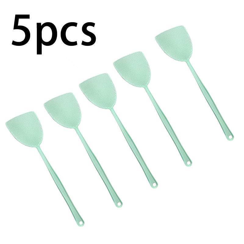 Large Long Plastic Fly Swatter Heavy Duty Hand Operated Bug Insect Killer Flexible Thick Handle For Kitchen Living Room