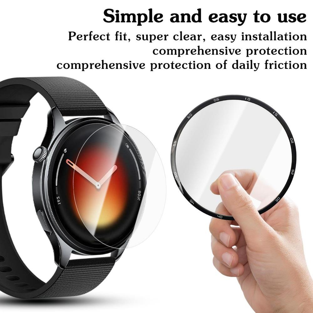 For Xiaomi Watch S5 HD Full Coversge Screen Protector 3D Curved Screen Protector Hydrogel Protective Film for Xiaomi Watch S5