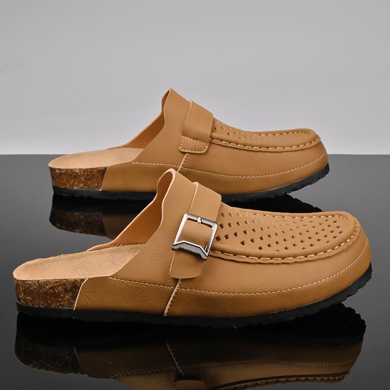 Hot Selling Breathable Lightweight Flat Shoes Europe America Men's Versatile Outdoor Slippers Fashionable Men's Beach Shoes