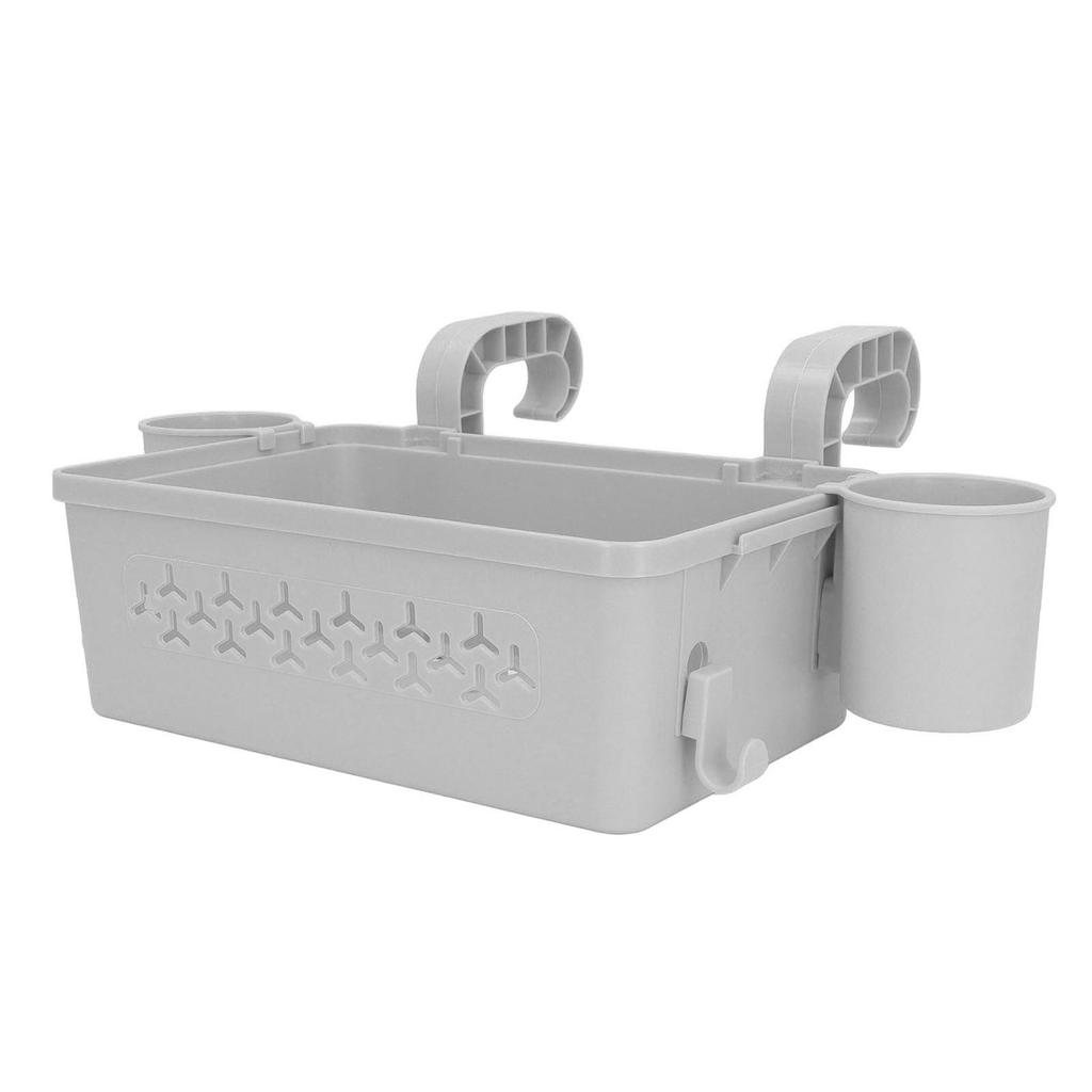 Coș de depozitare pentru piscină cu suport pentru pahar Plastic îngroșat Capacitate portantă 22lb Gol Piscină