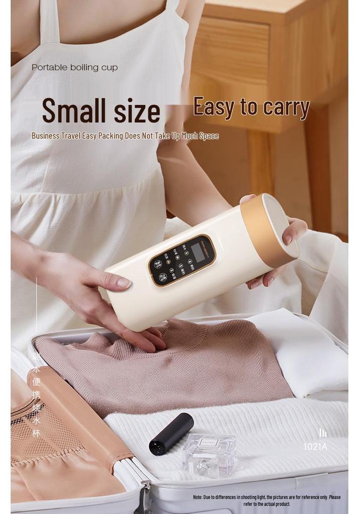 German Portable Electric Travel Thermos: Multi-functional Mini Kettle for Home Use