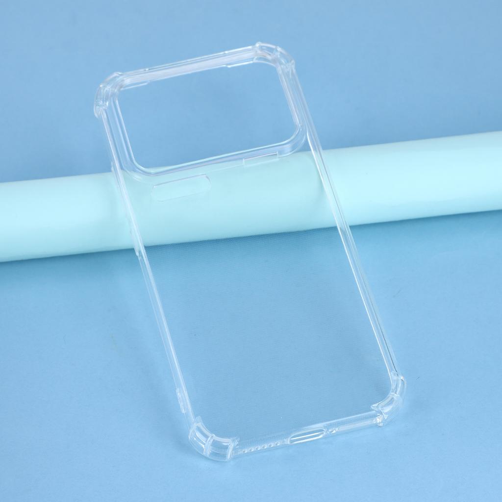 For Xiaomi 17 Pro Max Phone Case Reinforced Four Corner Anti-Drop Clear TPU Phone Cover