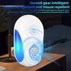 Ultrasonic Pest Repeller 360 Degree Protection Energy Saving Silent Mode Indoor Mice Pest Repeller Insect Control Device