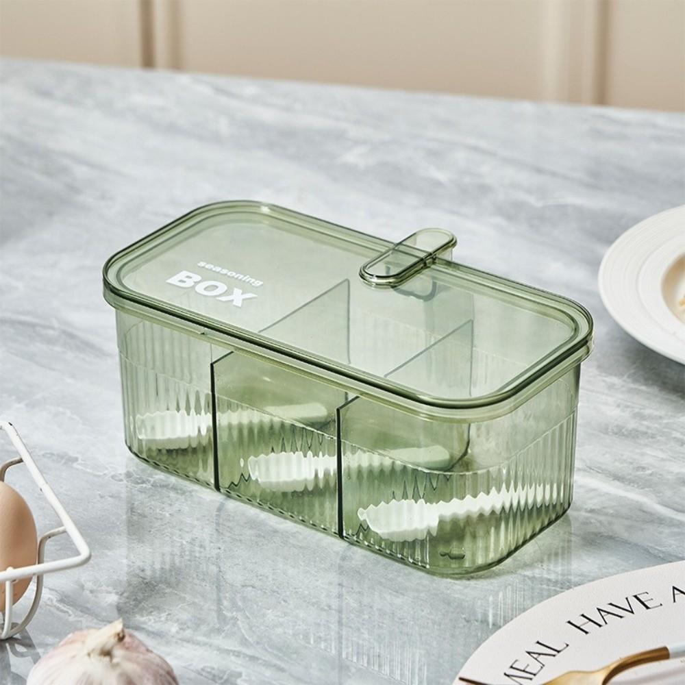 Plastic Seasoning Box Moisture-Proof Salt Jar Easy Clean Seasoning Jar  Home Cooking
