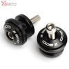 Motorcycle Accessories For Kawasaki Z900 Z 900 2017-    Frame Stand Screws Slider Swingarm Spools