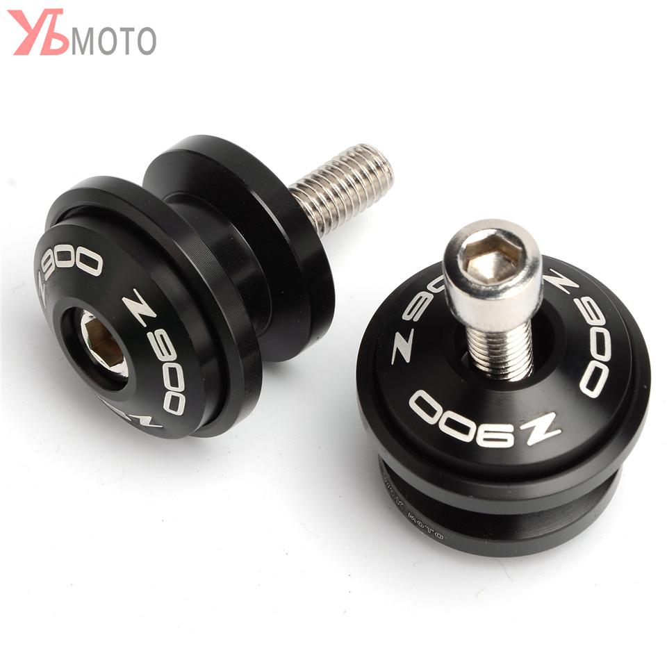 Motorcycle Accessories For Kawasaki Z900 Z 900 2017-    Frame Stand Screws Slider Swingarm Spools
