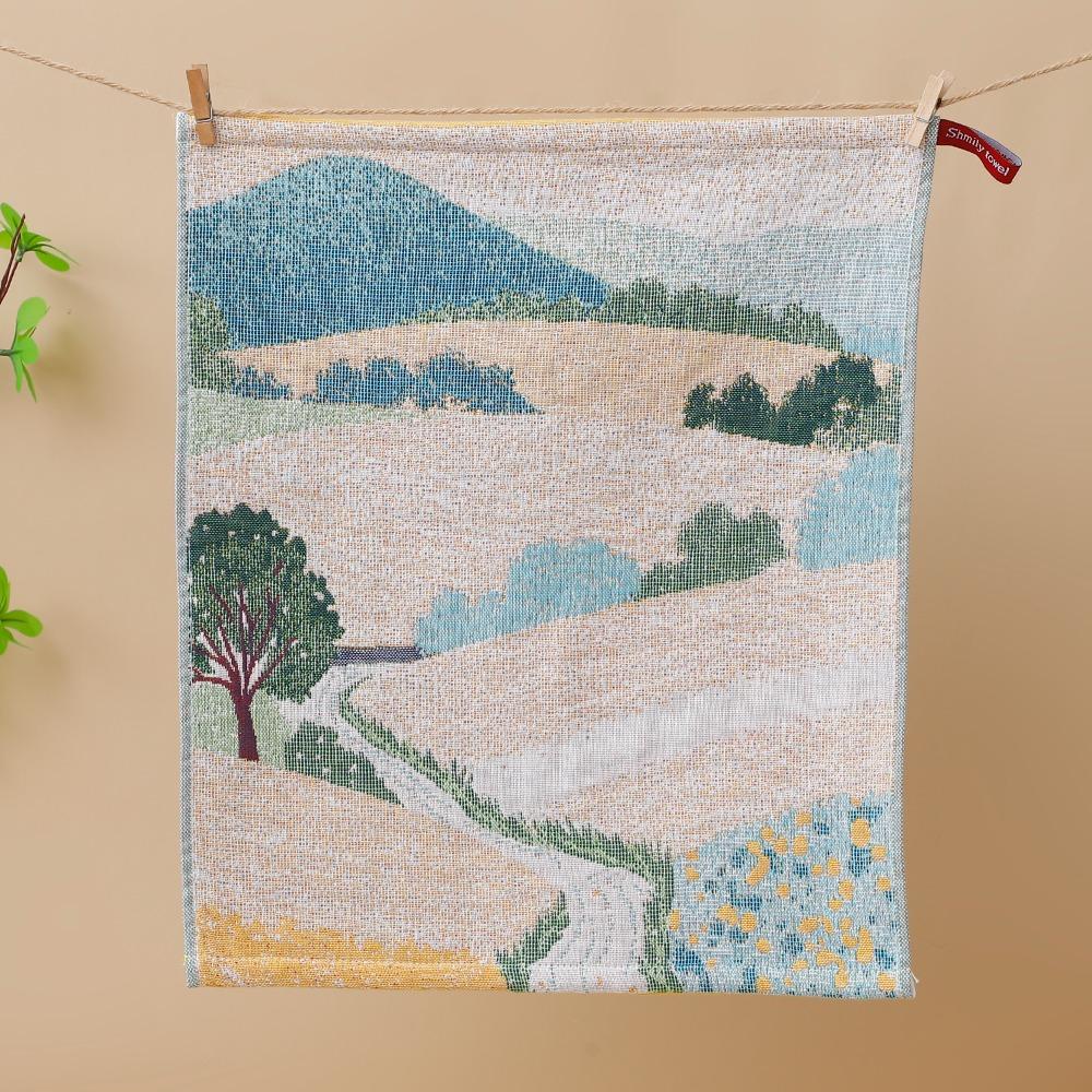 Soft Pure Cotton Face Towels 34x40cm Dish Cloth New Kitchen Towel Kindergarten Children