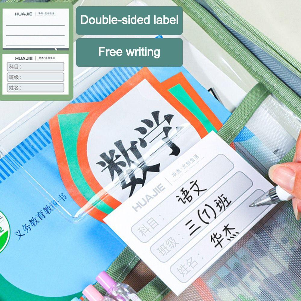 Large-capacity Tote School Bag Transparent Test Papers Document Bag Portable Tutorial Bag  Student