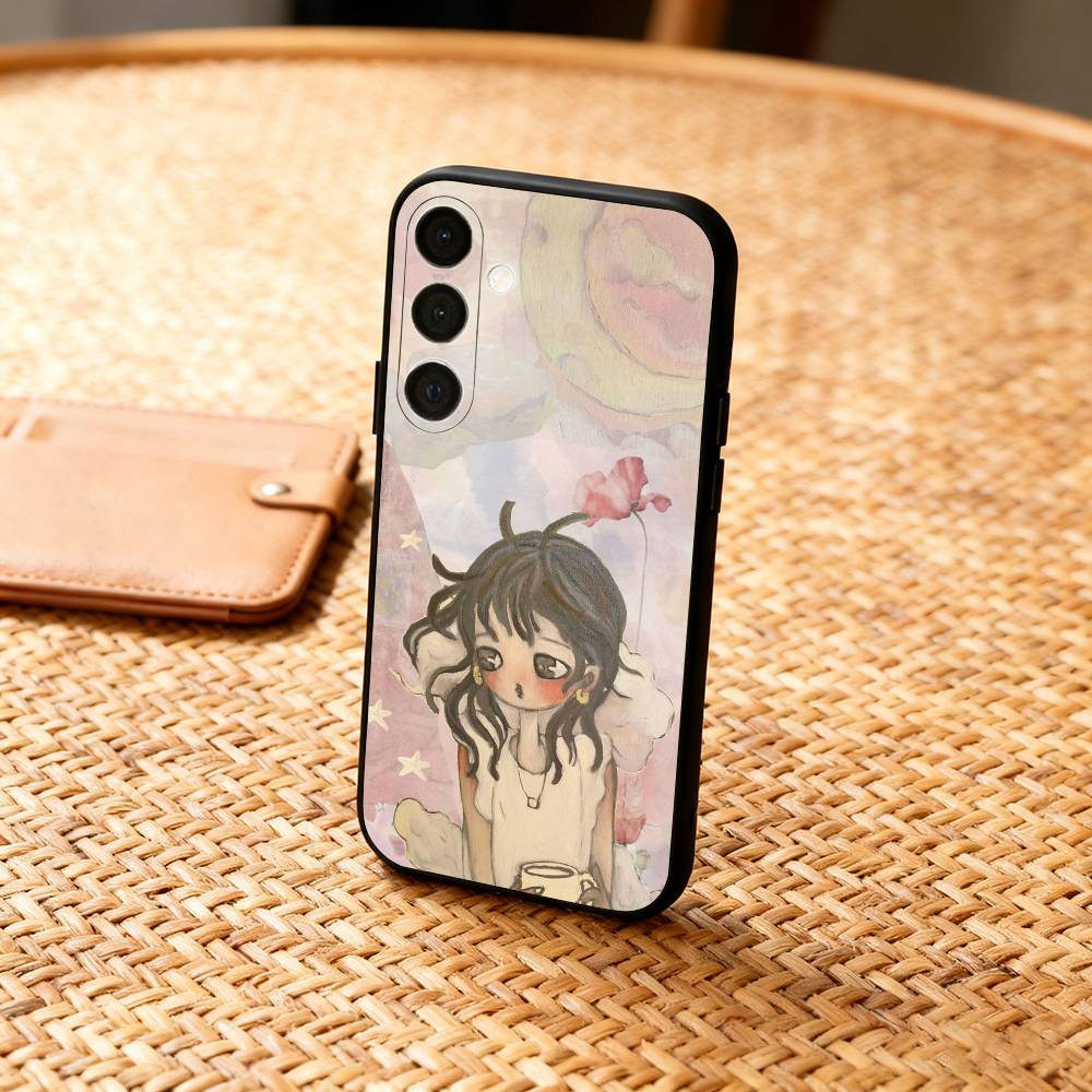 A-Art E-Essay-A-Aya T-Takano  Phone Case For Samsung  A73,A21s,A22,A31,A32,A52,A53,A71,A80,Soft Black Shell
