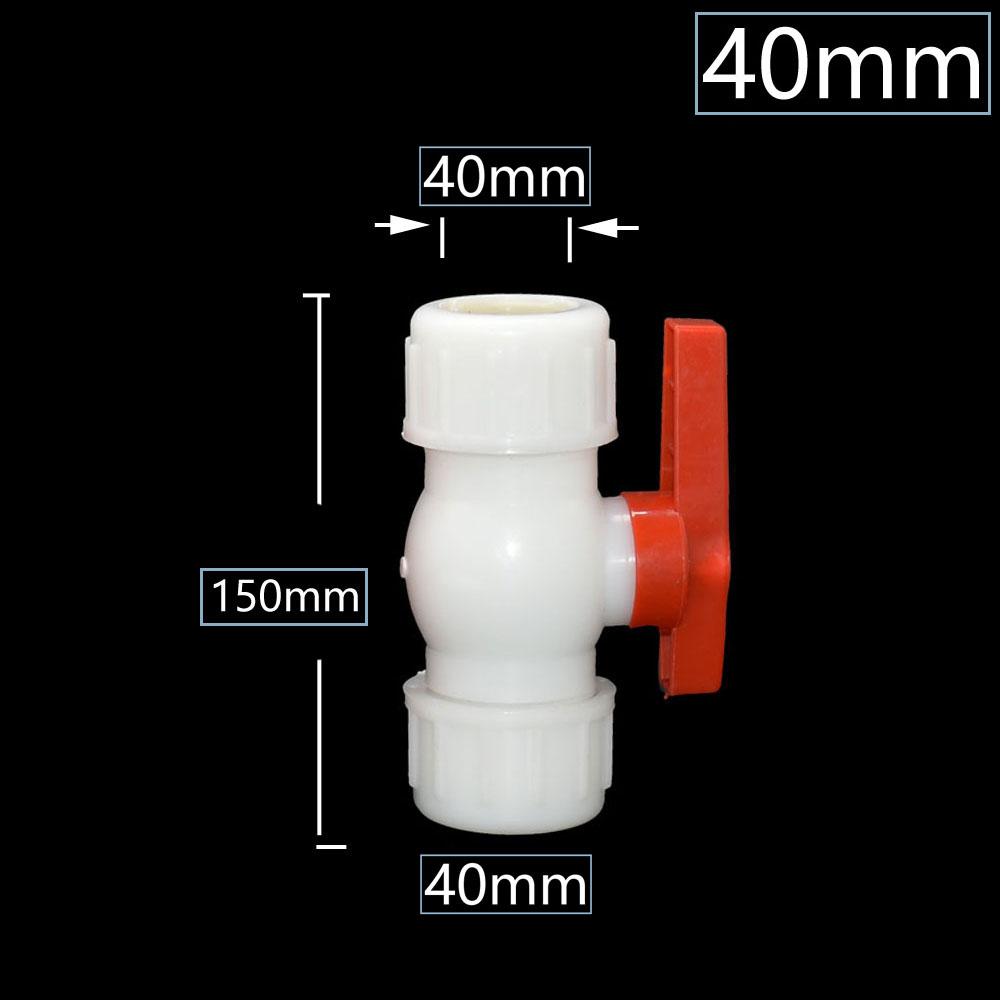 20/25/32/40/50/63mm PE Tube Connector Fitting Tee Water Splitter Tap Coupler Quick Valve Irrigation Plumbing Coupler