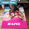 Custom Name Top singer Taylor Rug Game Carpet, Floor Mat for Bedroom Living Room Entryway Rug, Home Decor Idea Gift for Christmas birthday