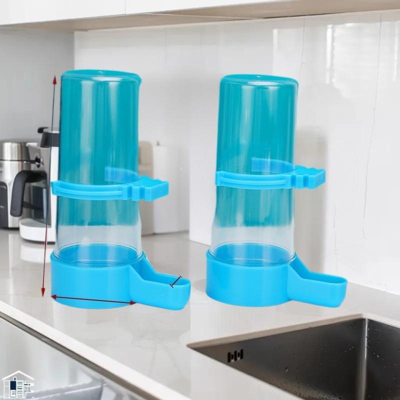 Bird Feeders Waterer Drinker With Clip For Bird Feeders Parrot Cages Water Dispenser Bottles Drinking Bowls Pet Bird Supplies