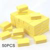 50pcs Lot Mini Nail File Blocks Colorful Sponge Nail Polish Sanding Buffer Strips Double-sided Nail Polishing Manicure Buffers