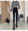 Korean Style Women's High-Waisted Elastic Skinny Jeans for Spring and Autumn