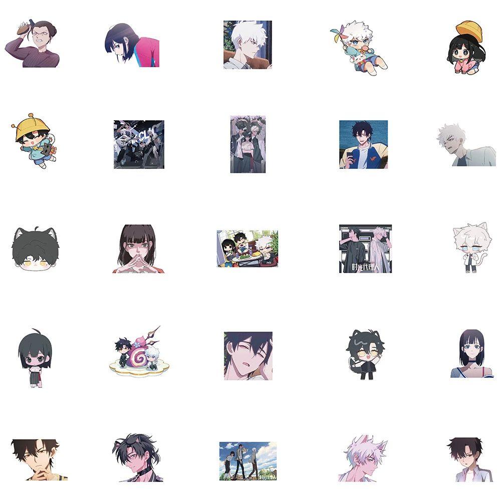 Phone Decor Figure Cosplay DIY Scrapbooking Anime Stickers Graffiti Stickers Time Agent Stickers