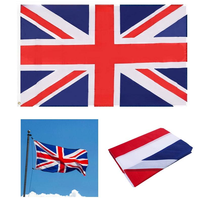 Prémiový dekorativní banner s britskou vlajkou pro slavnosti 90 cm x 150 cm