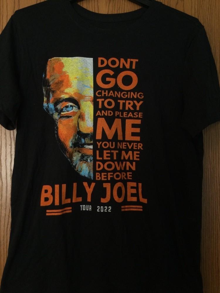 Billy Joel Live Tour 2022 One Side ALl size Gift fans shirt Unisex T-Shirt S