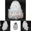 Christmas Santa Claus Beard Wig Adult Cosplay Costume Accessory High Quality Heat Resistant Synthetic Fiber