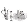Wine Glasses Silver White European Style Home Decoration Classic Wine Glass Jug Set