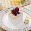 Simulation Square Cake Model Refrigerator Magnet Shredded Coconut Fruit Cake Desktop Decoration Photo Props