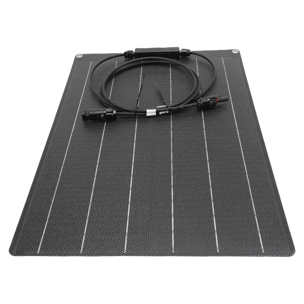 Solar Charger 30W 18V ETFE Flexible Monocrystalline Silicon Solar Panel Charger for 12V Battery