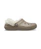 Crocs Classic Fleece Lined Clogs (Fleece Straps) - Mushroom / 211396-195