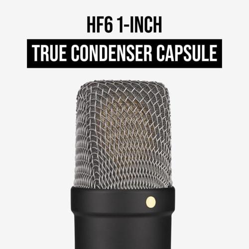 RODE Microphones NT1 Signature Series Large Diaphragm Condenser Microphone, Black (NT1SIGNATUREBLACK)