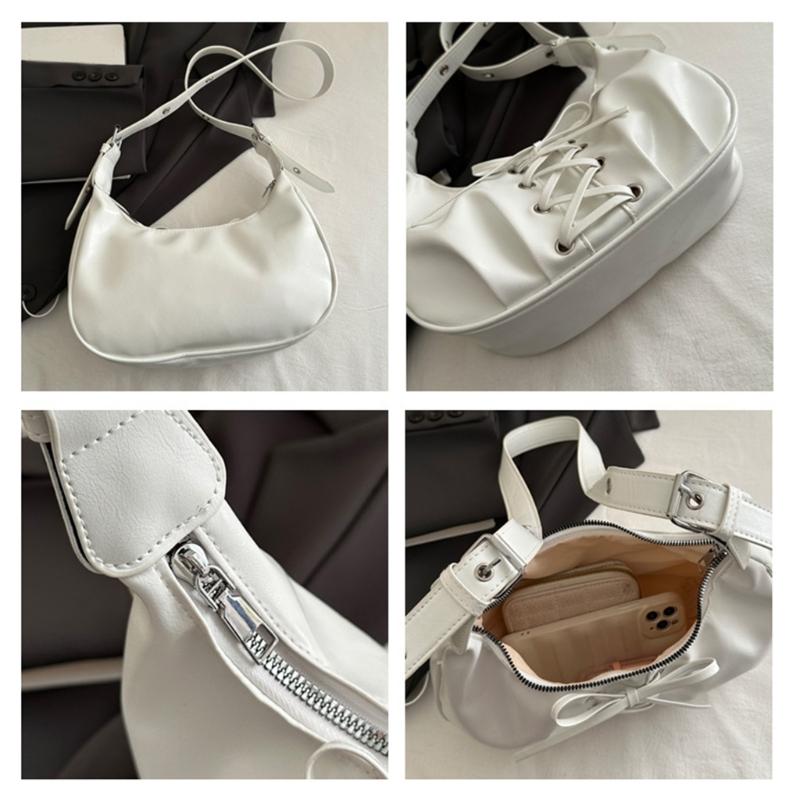 Shoulder Bag for Women Pu Leather Slings Bag Handbag Retro Clutch Purse with Zipper Closure for Evening Party Daily