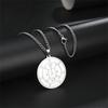  Stainless Steel Demonic Seal Necklace Oriax Satan Sigil Pendant Neckalces Fashion Chain Gothic Solomon Amulet Jewelry