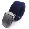 Men's Extra Thick Canvas Woven Belt, Polyester-Cotton Blend, Casual Style